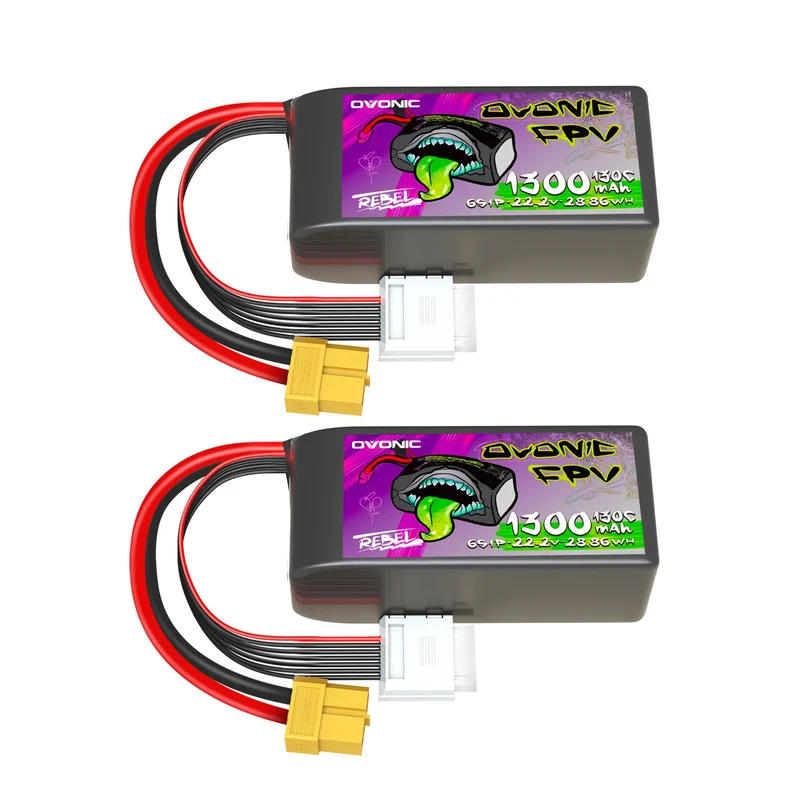 Ovonic Rebel 2.0 6S 1300mAh 130C 22,2V XT60 (2 St.)