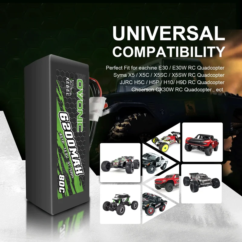 Ovonic Rebel 4S 6200mAh 14,8V 80C Hardcase EC5