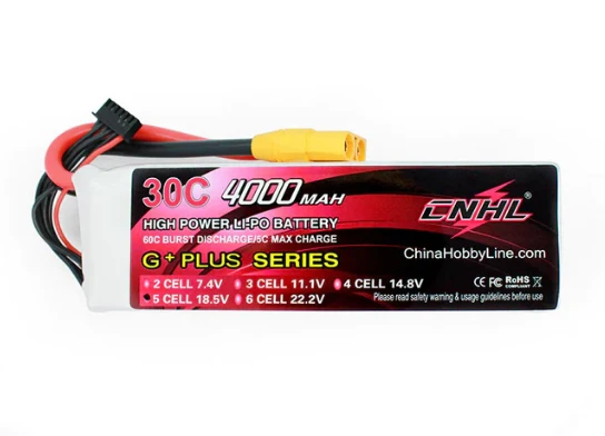CNHL G+Plus 4000mAh 18,5V 5S 30C Lipo Akku mit XT90 Stecker