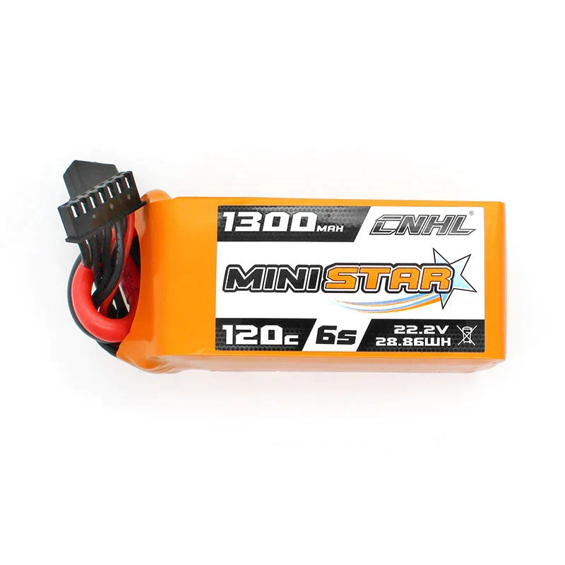 CNHL MiniStar 1300mAh 22,2V 6S 120C Lipo-Akku XT60-Stecker