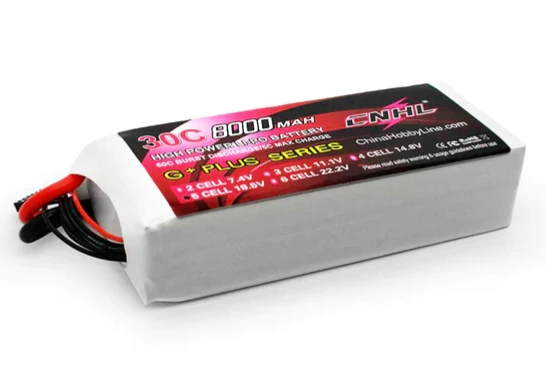 CNHL 8000mAh 18,5V 5S 30C Lipo Akku mit XT90 Stecker