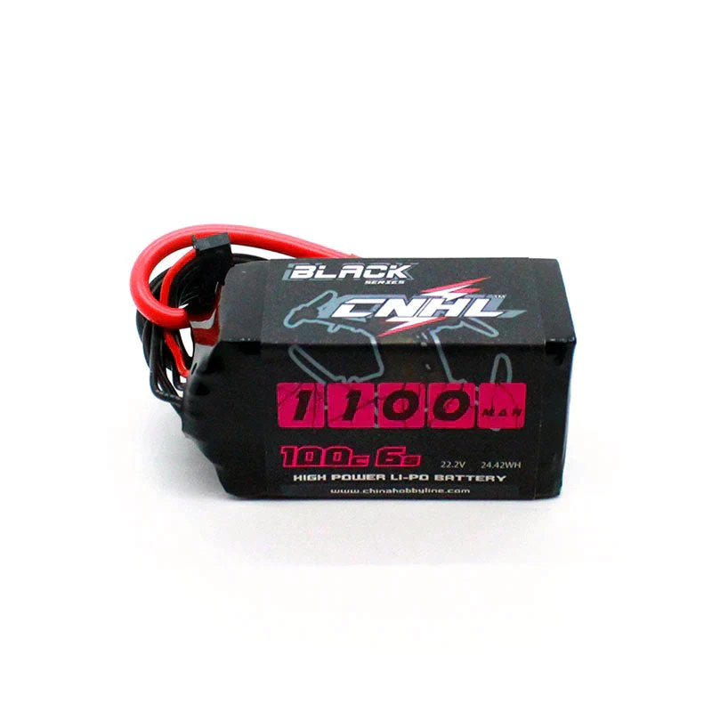 CNHL Black Series 6S 1100mAh 22,2V 100C XT60 Lipo Akku (2 Stück)