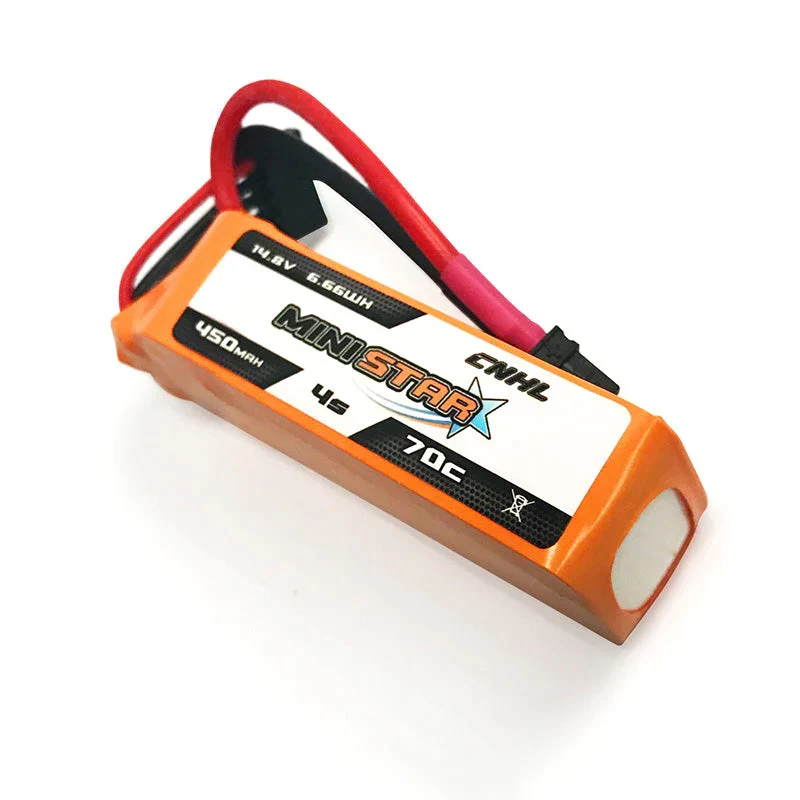 CNHL MiniStar 450mAh 14,8V 4S 70C Lipo-Akku mit XT30U (2 St.)