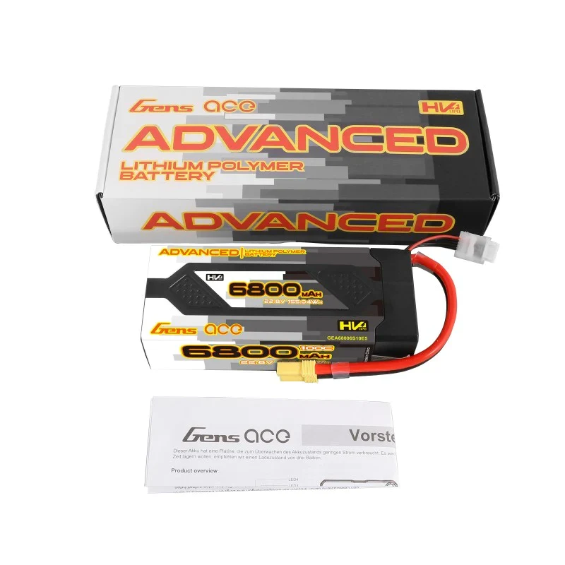 Gens Ace Advanced 6800mAh 22,8 V 100 C 6S1P HardCase EC5