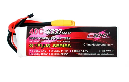 CNHL 5S 4000mAh 18,5V 40C XT90 Lipo Akku