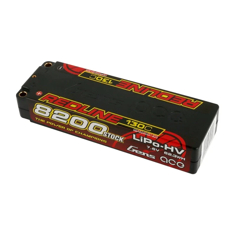Gens Ace Redline Series 8200mAh 7,6V 130C 2S1P HardCase 58# HV Lipo Akku