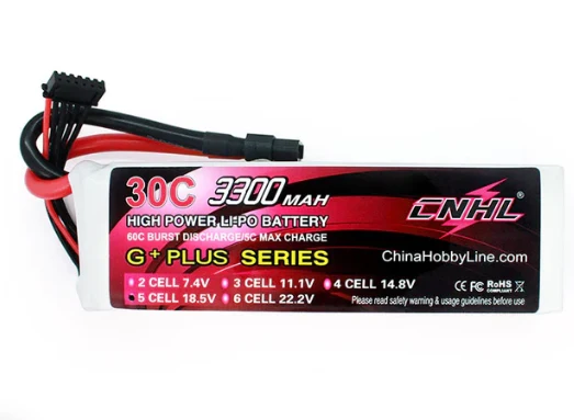 CNHL 3300mAh 18,5V 5S 30C Lipo Akku mit XT60 Stecker