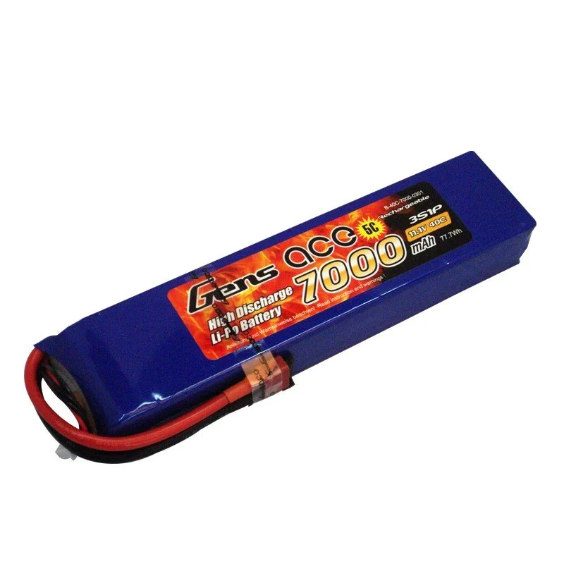 Gens Ace 7000mAh 11,1V 40C 3S1P Lipo-Akkupacks