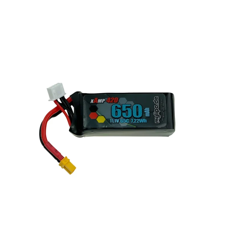 Mylipo Lipo Akku 650mAh 11,1V 3S 65C/130C XT30 Logo200/OMP-M2