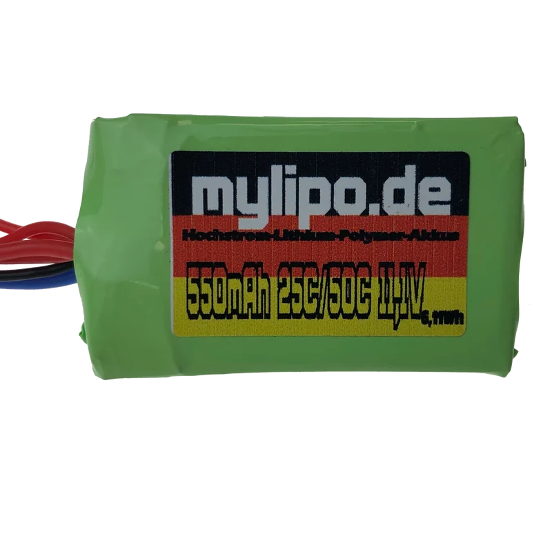 Mylipo Lipo Akku 550mAh 11,1V 25C/50C HIROBO SRB Quark SG