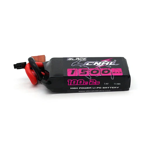 CNHL Black Series 2S 1500mAh 7,4V 100C Lipo Akku mit T/Dean Stecker (2 Stück)