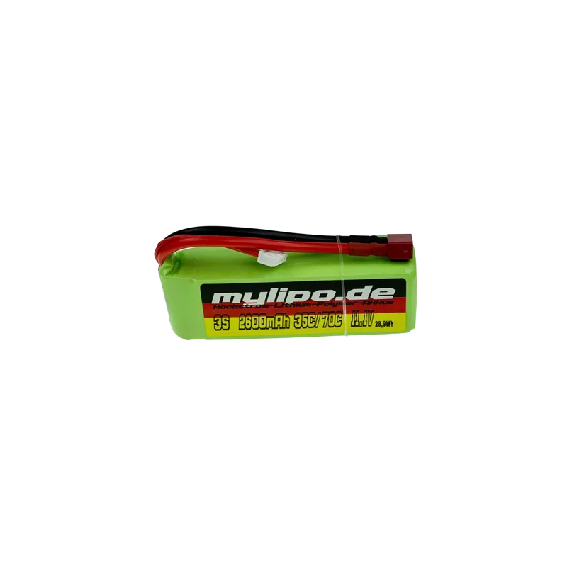 Mylipo Lipo Akku 2600mAh 11,1V 3S 35C/70C DEAN
