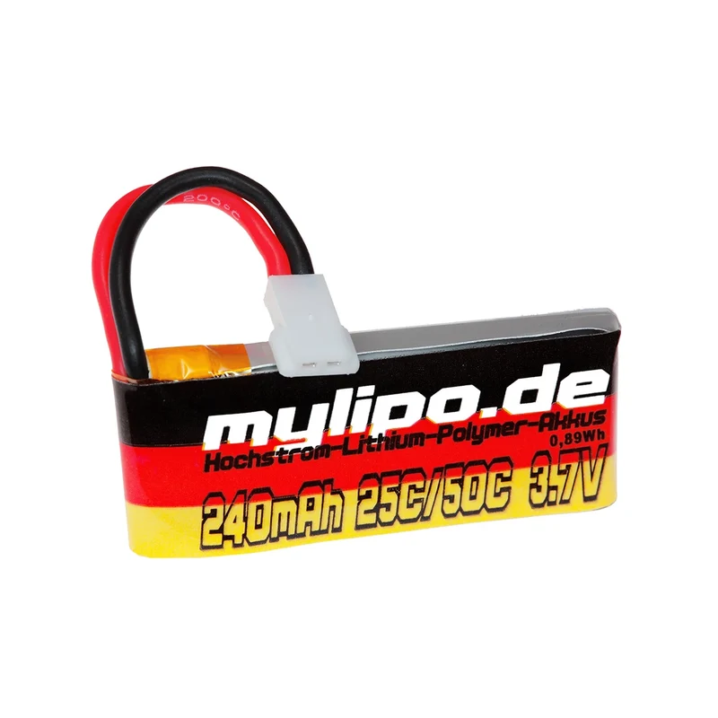 Mylipo Lipo Akku 240mAh 3,7V 25C/50C HEIM 100 3D GRAUPNER WLK-Stecker