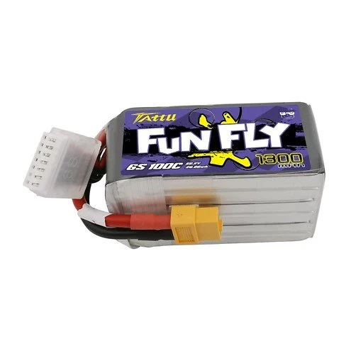 Tattu Funfly Serie 1300mAh 14.8V 100C 4S1P Lipo Akku mit XT60 Stecker