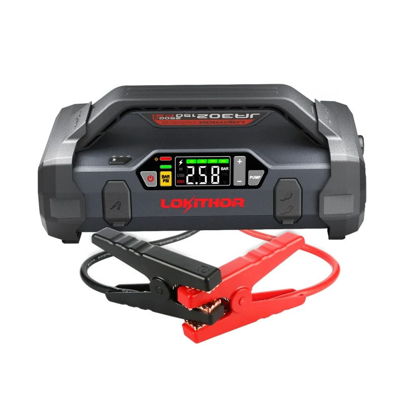 Lokithor 2500A Lithium-Starthilfe mit 150 PSI Luftpumpe