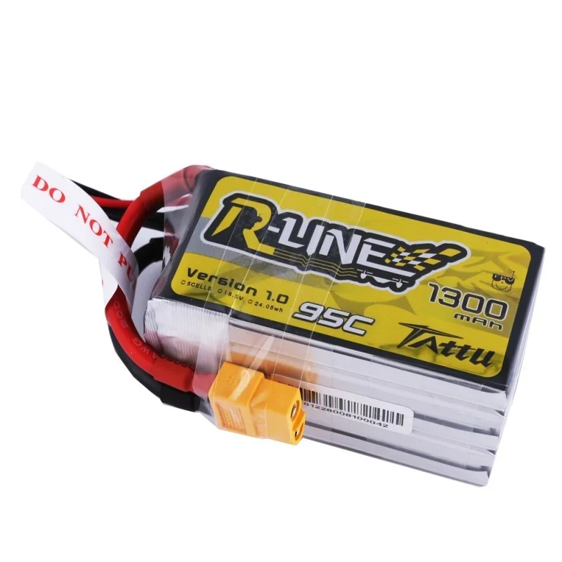 Tattu R-Line 1300mAh 95C 5S1P Lipo-Akku mit XT60-Stecker