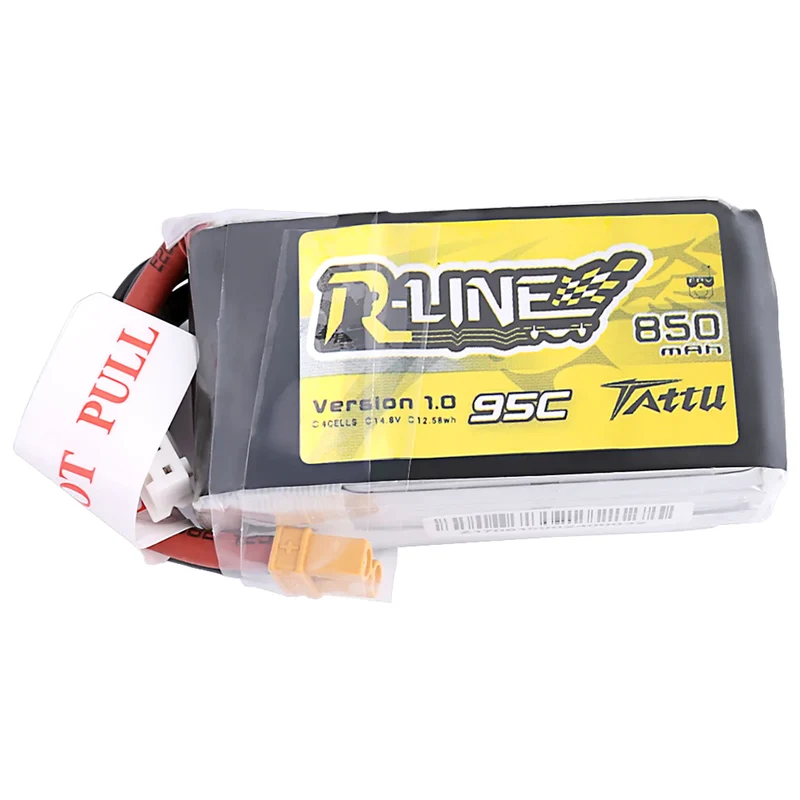 Tattu R-Line 550mAh 14.8V 4S1P 95C Lipo Akku mit XT30