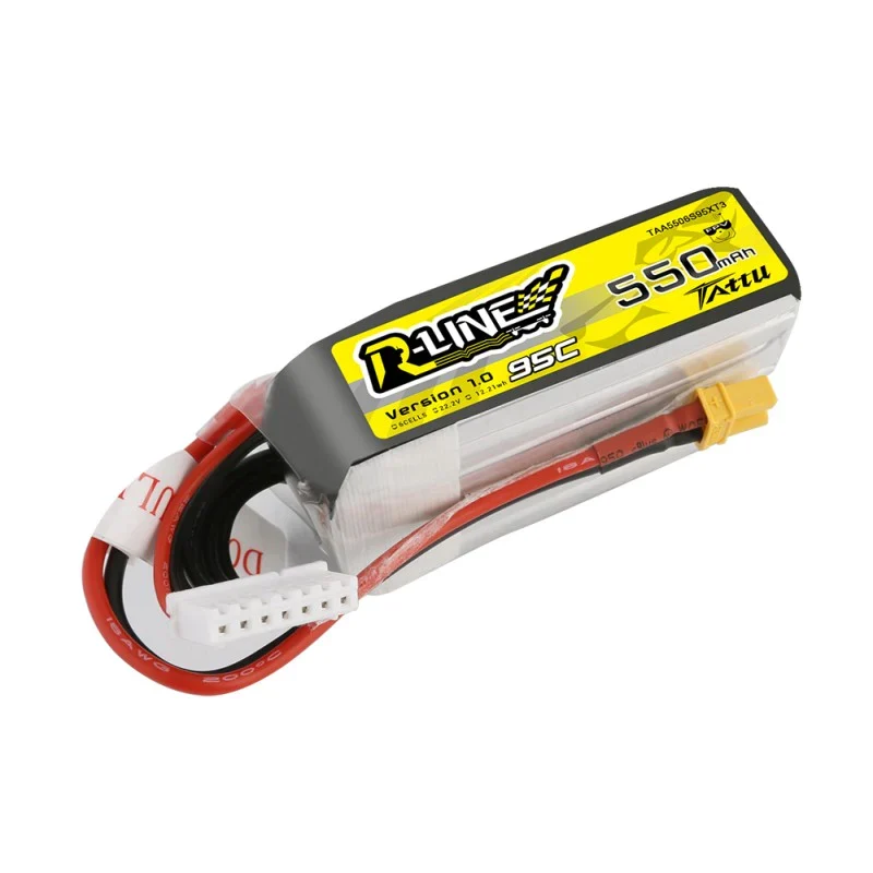Tattu R-Line 550mAh 22.2V 6S1P 95C Lipo Akku mit XT30