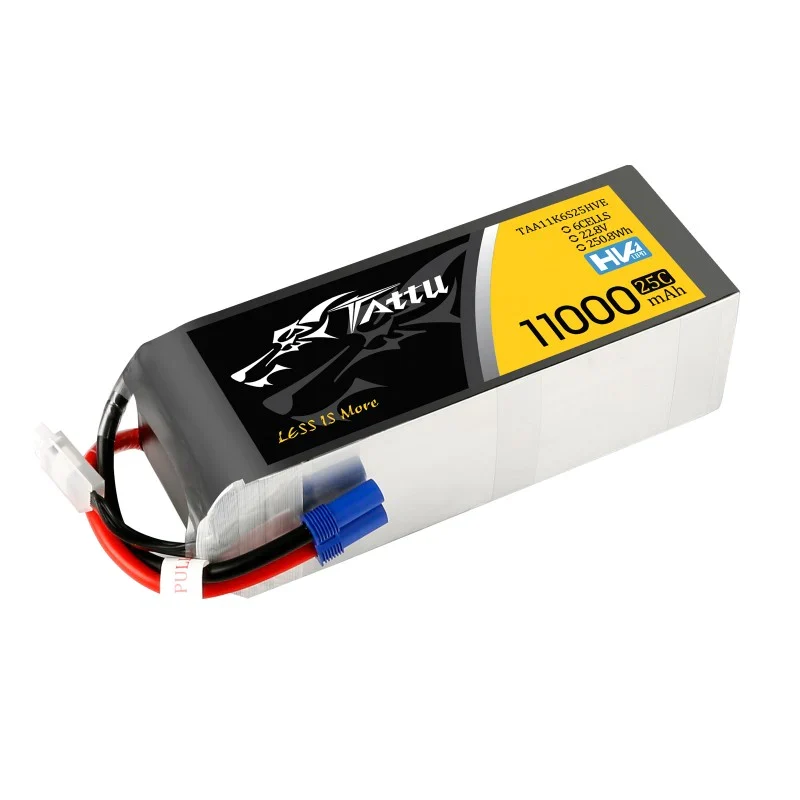 Tattu 11000 mAh 22,8 V HV 25 C 6S1P Lipo Akkupack mit XT90-S Stecker