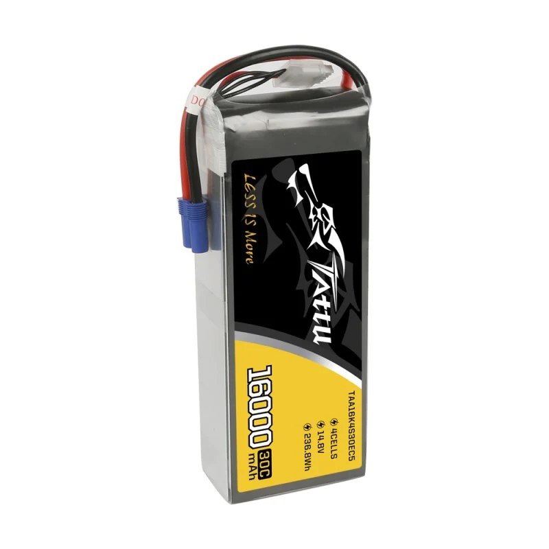 Tattu 16000mAh 14,8V 30C 4S1P Lipo Akkupack mit EC5