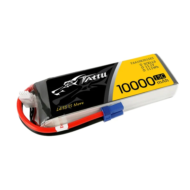 Tattu 11.1V 15C 3S 10000mAh Lipo-Akkupack