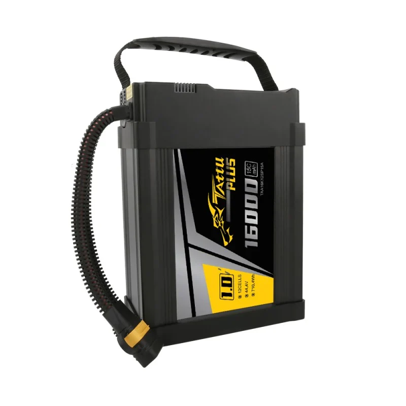 Tattu Plus 1.0 16000mAh 44,4V 15C 12S1P Lipo Akkupack mit AS150U Stecker