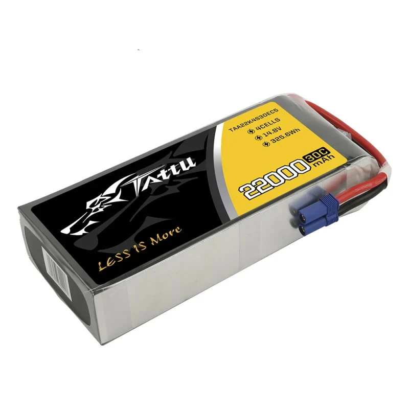 Tattu 22000mAh 14,8V 30C 4S1P Lipo Akkupack mit EC5