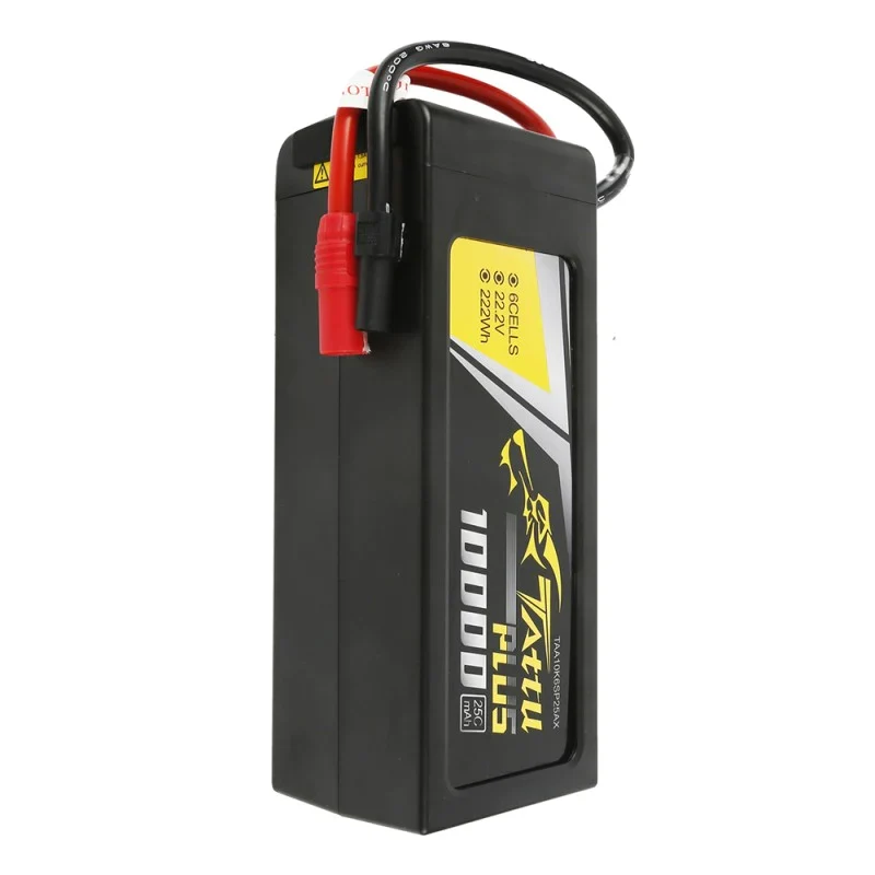 Tattu Plus 10000mAh 22,2V 25C 6S1P Lipo Akkupack mit AS150+XT150 Stecker